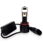 Світлодіодні міні лінзи. Led лінза цоколь H11 8SMD 56W 5700К з вентилятором  комплект - Зображення 7