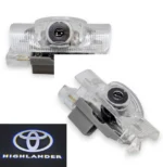 Світлодіодне підсвічування логотипу у двері автомобіля TOYOTA Highlander Штатна Led-підсвідка скляне лого