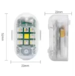 Світлодіодний ліхтар, що попереджає стробоскоп, бездротова лампа для авто, велосипедів і мотоциклів RGB - Зображення 2