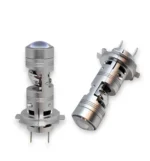 Міні лінза LED. Світлодіодні Міні лінзи H7 12-24V 150W 32000Lm Біле світло