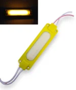 Світлодіодний модуль COB 24V 70мм*20мм*3мм Жовтий з матовим розсіювачем
