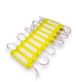 Світлодіодний модуль COB 24V 70мм*20мм*3мм Жовтий з матовим розсіювачем - Зображення 2