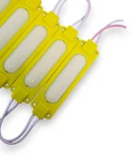 Світлодіодний модуль COB 24V 70мм*20мм*3мм Жовтий з матовим розсіювачем - Зображення 4