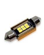 Світлодіодна лампа C5W Festoon 6SMD 3020 12V 36мм з обманкою Біле світло