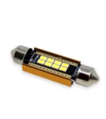 Світлодіодна лампа C5W Festoon 8SMD 3020 12V 41мм з обманкою Біле світло - Зображення 2
