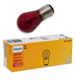 Галогенна автолампа PHILIPS 12495CP PR21/5W 12V 21/5W BAW15d Червоне світло