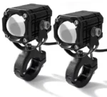 Світлодіодні триколірні протитуманні фари Moto LED Mini для мотоцикла скутера 20W Білий Жовтий Червоний - Зображення 7