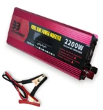 Перетворювач напруги із чистим синусом. Інвертор 2200W 12v 33 STANDART з дисплеєм