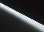 Світлодіодна стрічка 114 SMD 5630 220V на алюмінієвій основі в пластиковому коробі 1метр Біле світло - Зображення 5