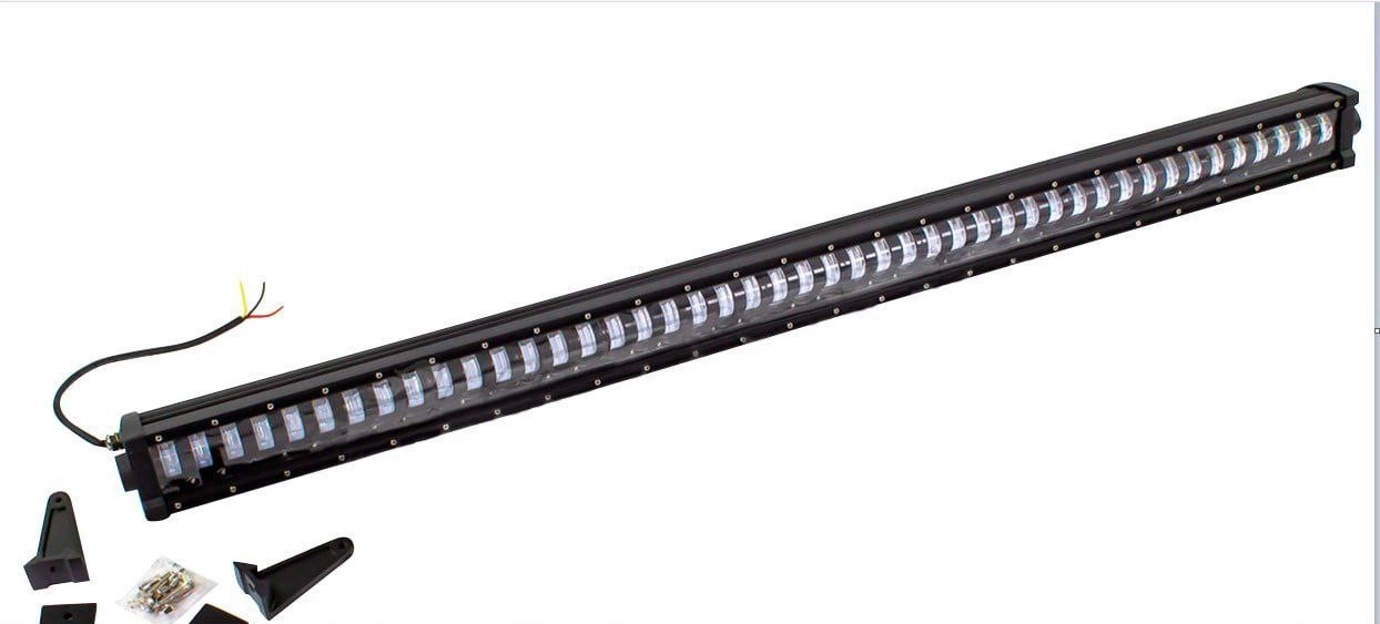 6468668425_svitlodiodna-led-balka Світлодіодна LED балка додаткова фара 45 LED 360W ближнє+дальнє WHITE 12/24V 120 см - Зображення 1
