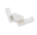 Конектор кутовий 4 контакти для RGB LED стрічки LED-STIL 10мм 1шт