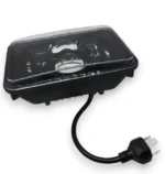 Світлодіодна протитуманна фара ПТФ LED Ближнє - дальнє Біле світло з крелінням та роз'ємом Метал - Зображення 2