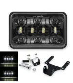 Світлодіодна протитуманна фара ПТФ 10 LED Ближнє - дальнє Біле світло з крелінням та роз'ємом Метал