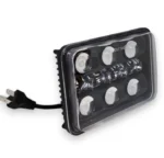 Світлодіодна протитуманна фара ПТФ 10 LED Ближнє - дальнє Біле світло з крелінням та роз'ємом Метал - Зображення 3