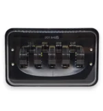 Світлодіодна балка (додаткова фара) 9 лінз 90W з СТК з роз'ємом H4 Ближне Дальне Біле світло - Зображення 5