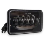 Світлодіодна балка (додаткова фара) 9 лінз 90W з СТК з роз'ємом H4 Ближне Дальне Біле світло - Зображення 2