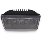 Світлодіодна балка (додаткова фара) 9 лінз 90W з СТК з роз'ємом H4 Ближне Дальне Біле світло - Зображення 7