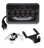 Світлодіодна балка (додаткова фара) 9 лінз 90W з СТК з роз'ємом H4 Ближне Дальне Біле світло