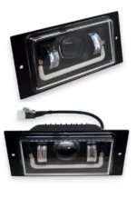 Світлодіодна Led ПТФ протитуманна фара з габаритом ВАЗ 2110 – 2017 і т.д. МЕТАЛ Біле світло - Зображення 8