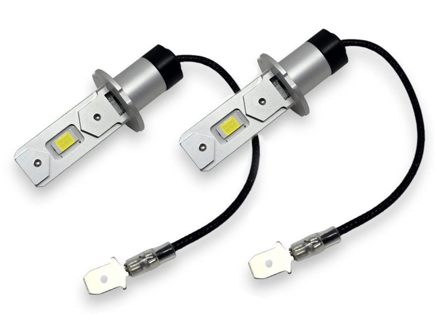 6506981338_svitlodiodni-lampi-z Світлодіодні лампи з цоколем Н3 12SMD CSP 3570 Chips MINI Біле світло комплект - Зображення 1