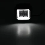 Світлодіодна протитуманна фара три режими роботи Led ближнє світло ангельське око + режим СТРОБОСКОП - Зображення 2