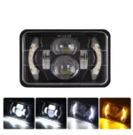 Світлодіодна балка додаткова фара з роз'ємом H4 Близьке Дальне світло Габарит Поворот Біле Жовте світло - Зображення 2