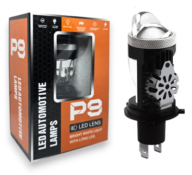 6525153721_svitlodiodna-linza-iz Світлодіодна лінза із цоколем H4 P9 60W 6500K 12V 1 шт. - Зображення 1