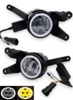 Світлодіодні протитуманні фари Chevrolet Cruze 2008-2012 7LED з ангельським оком габарит, поворот Комплект