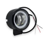 Світлодіодна протитуманна фара три режими роботи Led ближнє світло ангельське око + режим СТРОБОСКОП - Зображення 7