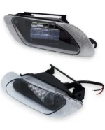 Двокольорові Світлодіодні Led ПТФ протитуманні фари Daewoo Nexia N100 ПТФ 5 лінз Біле Жовте світло