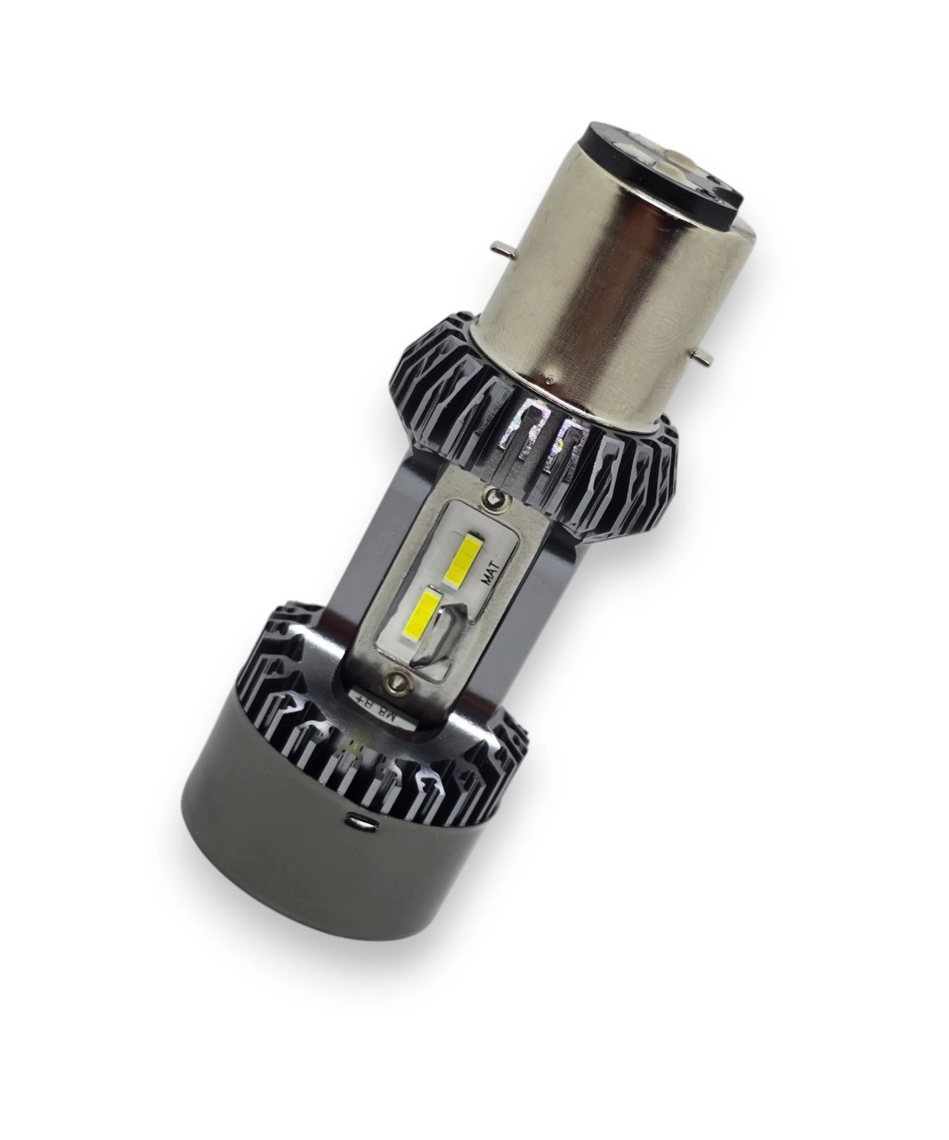 6588523543_svitlodiodna-lampa-led Світлодіодна лампа LED Motorcycle цоколь BA20D 12SMD CSP чіп для мопеда скутера Біла - Зображення 1
