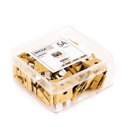 6606648586_komplekt-zapobizhnikiv-avtomobilnih Комплект запобіжників автомобільних MTA Євро 5А 32V (50 шт) - Зображення 1