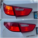 Жовті повороти в червоному ліхтарі KIA SEDONA SXL BA15s P21W 80W CREE Жовта canbus для сертифікації - Зображення 4