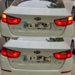 Жовті повороти в червоному ліхтарі KIA SEDONA SXL BA15s P21W 80W CREE Жовта canbus для сертифікації - Зображення 2