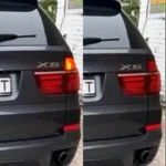 Жовті повороти в червоному ліхтарі BMW X5 1156 BA15s P21W 80W CREE Жовта canbus для сертифікації - Зображення 2