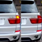 Жовті повороти в червоному ліхтарі BMW X5 1156 BA15s P21W 80W CREE Жовта canbus для сертифікації