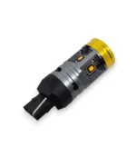 Світлодіодна лампа 7440 T20 W21W 72W 6 SMD 3838 Chip 12-24V з обманкою Жовта - Зображення 6