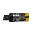Світлодіодна лампа 7440 T20 W21W 72W 6 SMD 3838 Chip 12-24V з обманкою Жовта - Зображення 5