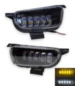 Світлодіодні протитуманні фари LED ПТФ Volkswagen Transporter T4 5 лінз Білий Жовтий  Метал