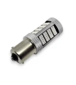Світлодіодна лампа з цоколем 1156 BA15s P21W 92SMD 4014 12V з лінзою Зелене світло - Зображення 2