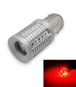 Світлодіодна лампа з цоколем 1157 BAY15d P21/5W 45SMD 3030 12-22V Червона з обманкою