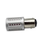 Світлодіодна лампа з цоколем 1157 BAY15d P21/5W 45SMD 3030 12-22V Червона з обманкою - Зображення 4