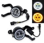 Світлодіодні протитуманні фари Chevrolet Aveo T300 ПТФ Шевроле Авео Т300 70W 7 лінз Біле-Жовте світло