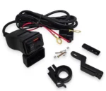 Зарядка на кермо для мотоцикла зі швидкою зарядкою USB+Type-C+Вольтметр 60W з кнопкою перемикача