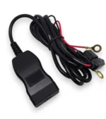 Зарядка на кермо для мотоцикла зі швидкою зарядкою USB+Type-C+Вольтметр 60W з кнопкою перемикача - Зображення 3