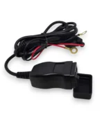 Зарядка на кермо для мотоцикла зі швидкою зарядкою USB+Type-C+Вольтметр 60W з кнопкою перемикача - Зображення 2