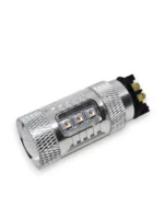 Світлодіодна лампа з цоколем PWY24W 16SMD CREE 80W 12V з обманкою Жовте світло - Зображення 7