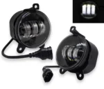 Світлодіодна противотуманная балка, додаткова фара Led кругла ВАЗ 2170, 2171, 2172, 2173 Priora, Газель