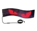 Гнучка LED панель екран на скло 120*595 мм USB Очі, що світяться, анімація, текст, картинка - Зображення 3