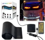 Гнучка LED панель екран на скло 120*595 мм USB Очі, що світяться, анімація, текст, картинка
